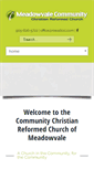 Mobile Screenshot of meadowvalecrc.org